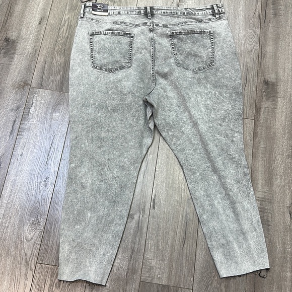 Ava & Viv no gap waistband high rise skinny stretch jeans plus size 26w gray new - Picture 5 of 6